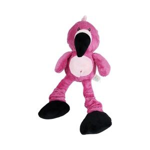 Spark Create Imagine Pink Flamingo Plush Animal Rattle Squeaks Crinkles 12 Inch